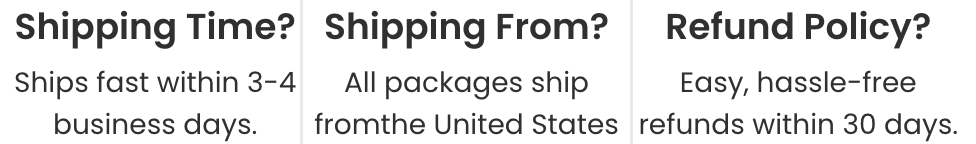 Shipping Info